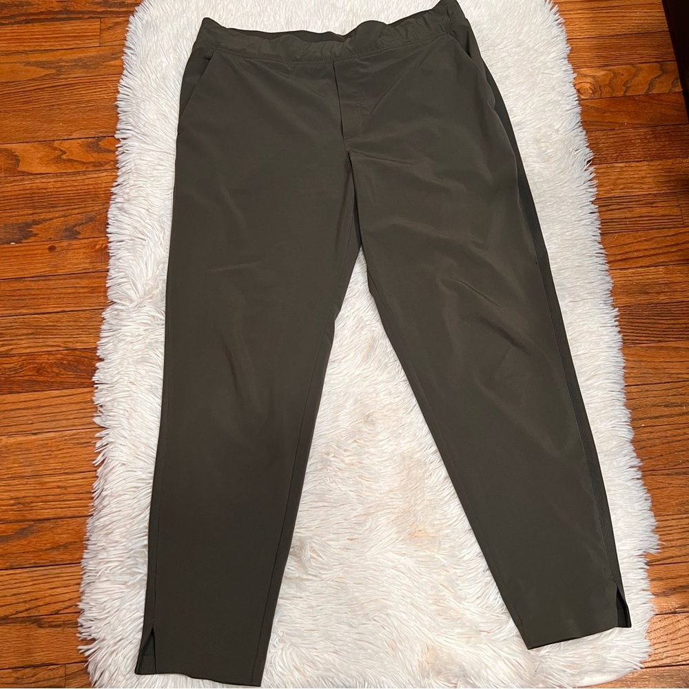 Athleta Olive Green Track Jogger Pants - Picture 8 of 15